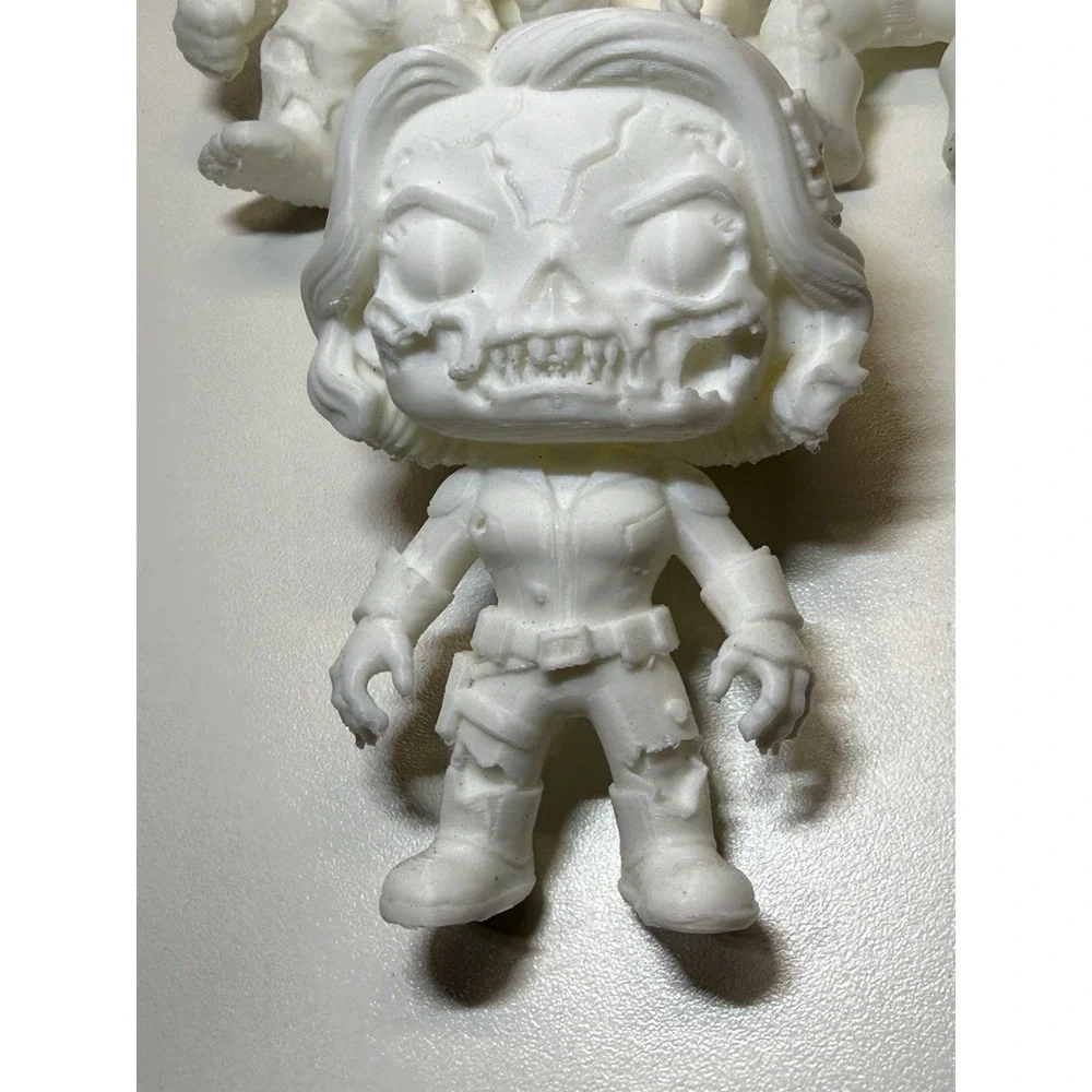 Marvel Custom 3D Printed Figures Pop Zombie Inspired Hulk Spider-Man 3-4 Inch
